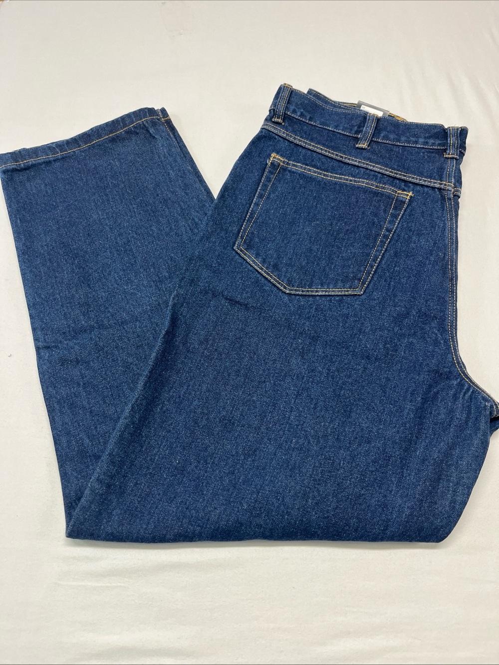 Men's Straight Leg Jeans - Dark Blue 38x32 new work park play sports NWT 1316